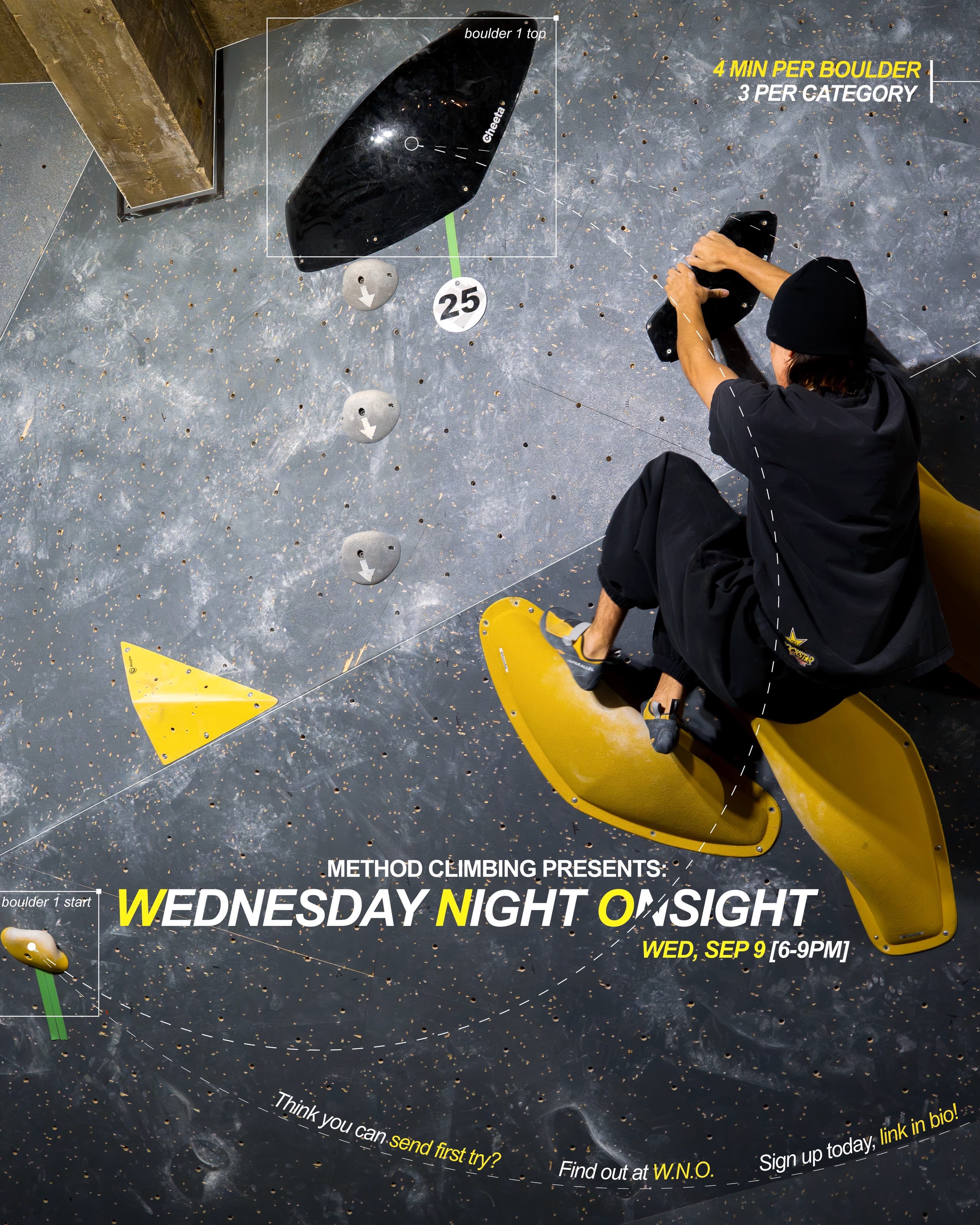 Wednesday Night Onsight is back! ⚡️
