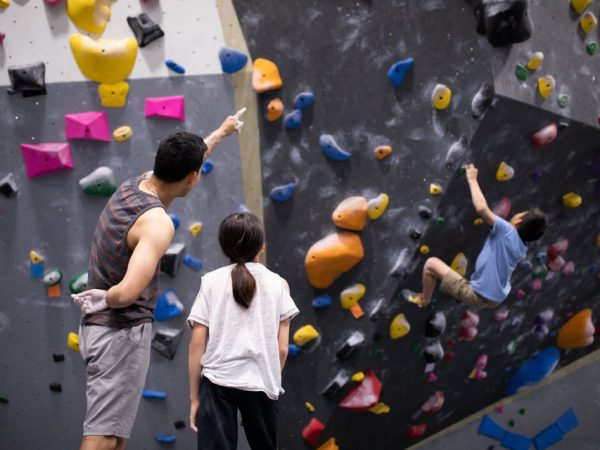 Teaching rock climbing